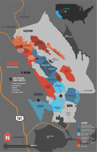 Wine Folly Napa Mapa